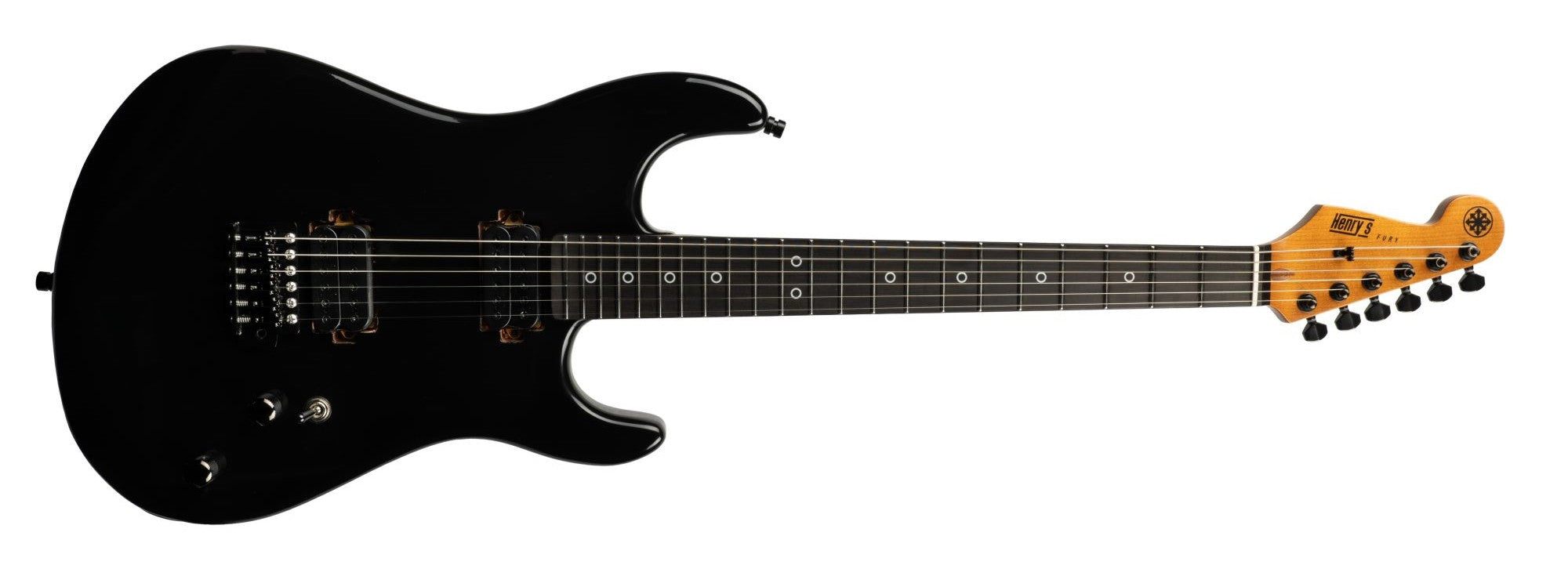 Electric guitar HENRY'S Fury FS-1 Widow - Black | Henry's Music