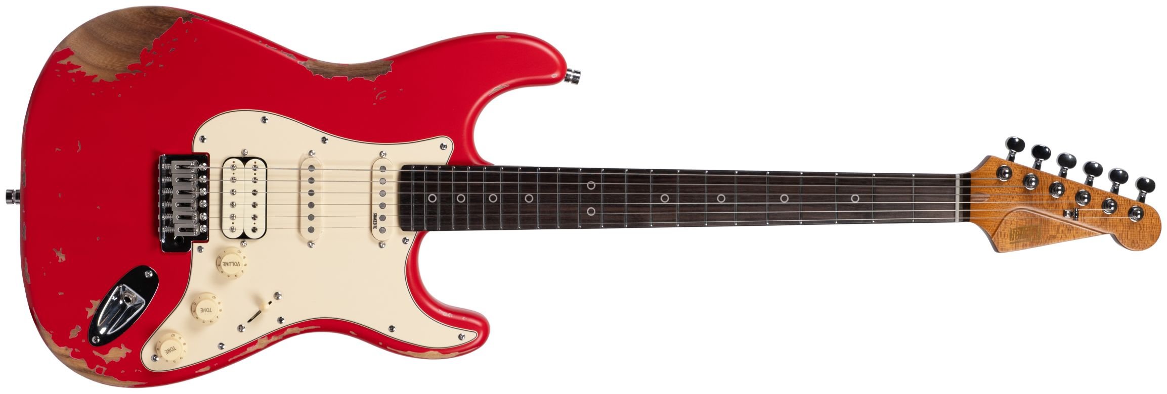 ネクメイドナナ レッド RED HENRY'S Snake II Aged ST-1N Cobra - red Shelter – Henry's Music