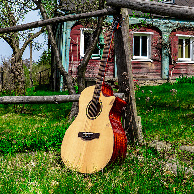 Grand auditorium acoustic guitars