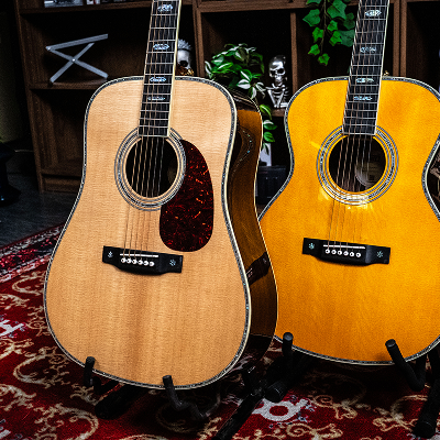 Orchestra model (OM) acoustic guitars