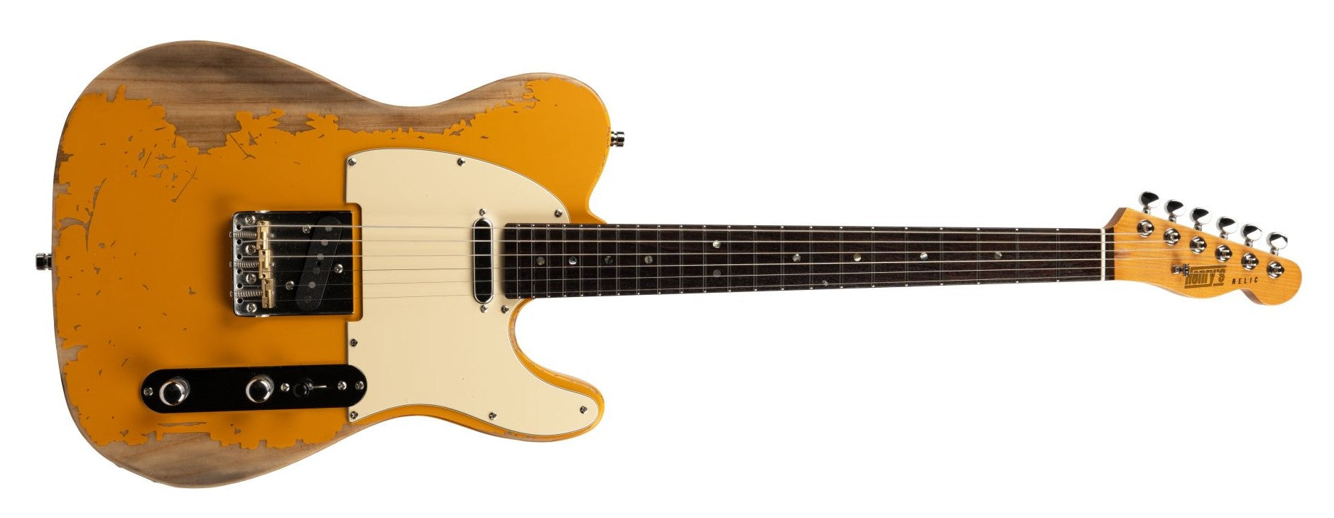 Electric guitar HENRY'S Space TL-1 The Comet - Yellow Relic