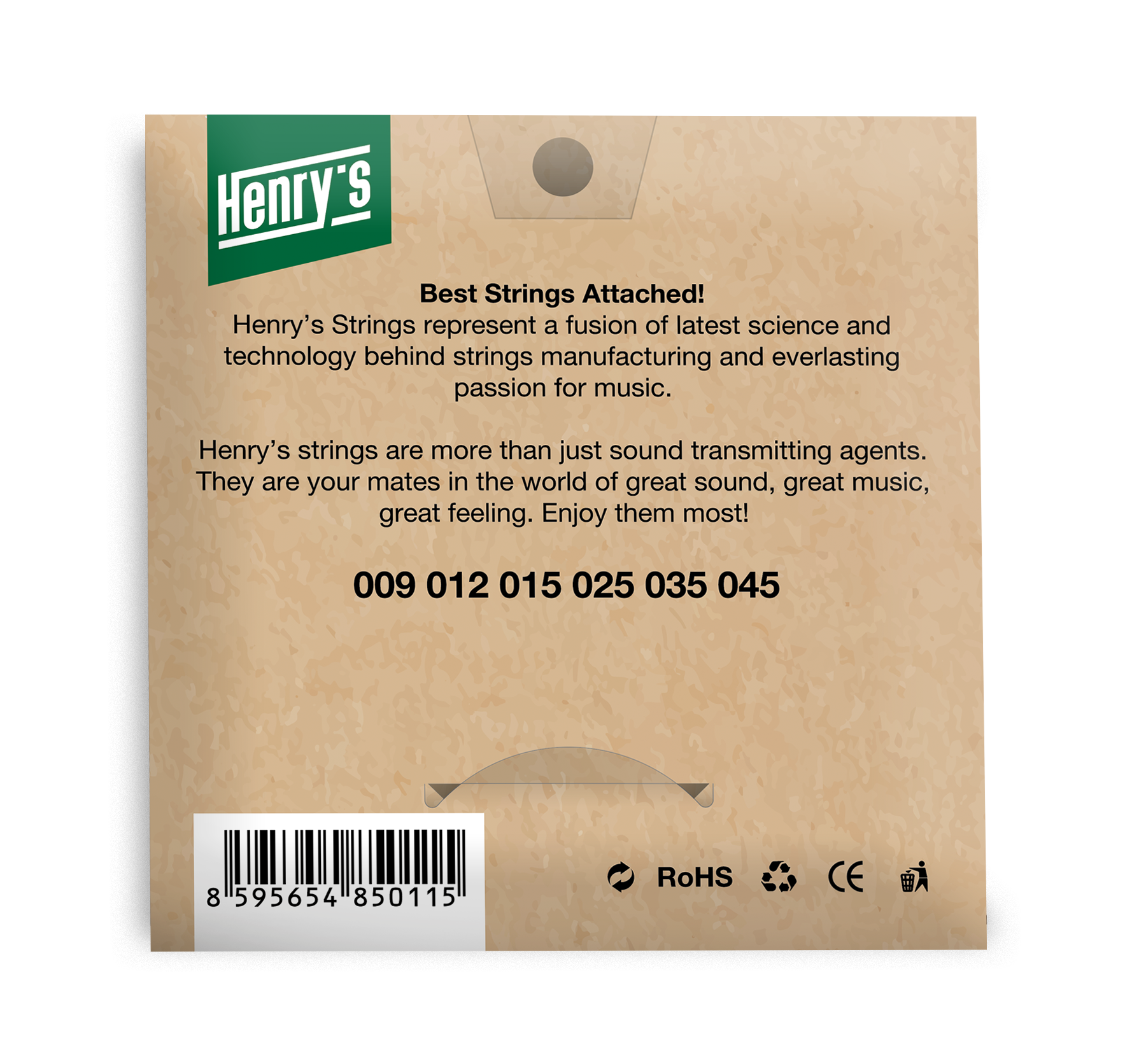 Henry`s Struny - akustická kytara, Bronze 09 45Galerijní obrázek č.2