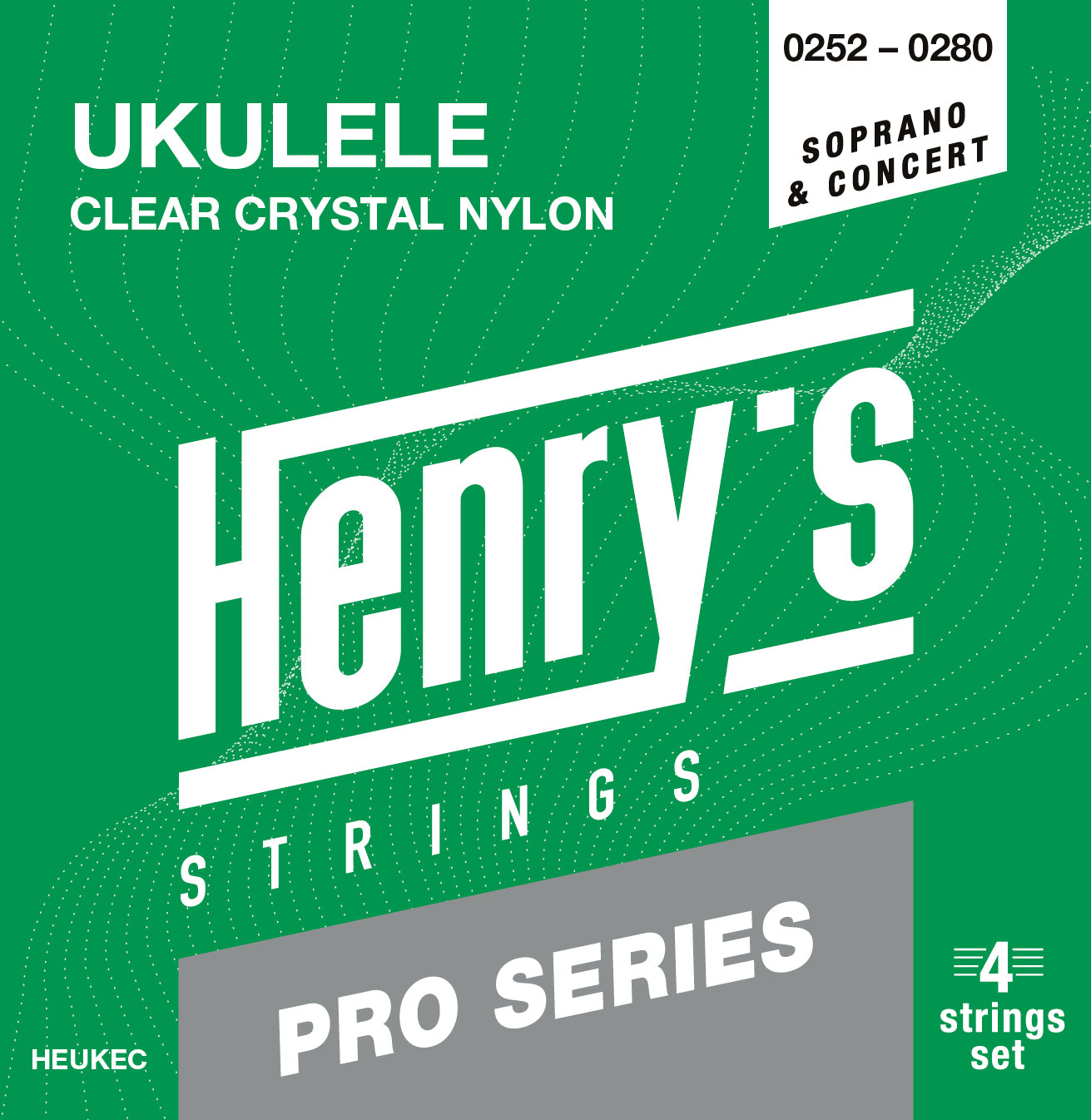 HENRY’S Ukulele Crystal Clear Nylon 0252-0280 Strings - Hlavní obrázek