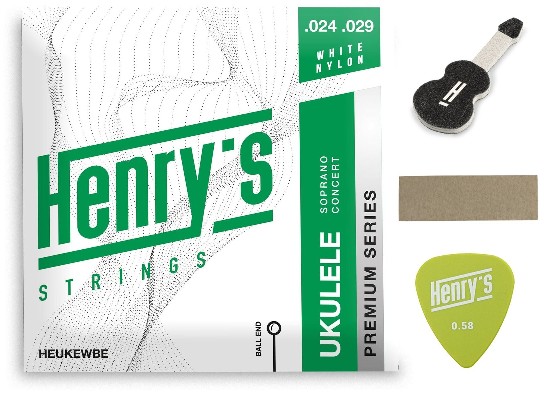 HENRY’S PREMIUM Strings - Henry`s Strings - Soprano/Concert Ukulele, Ball End, NylonGalerijní obrázek č.3