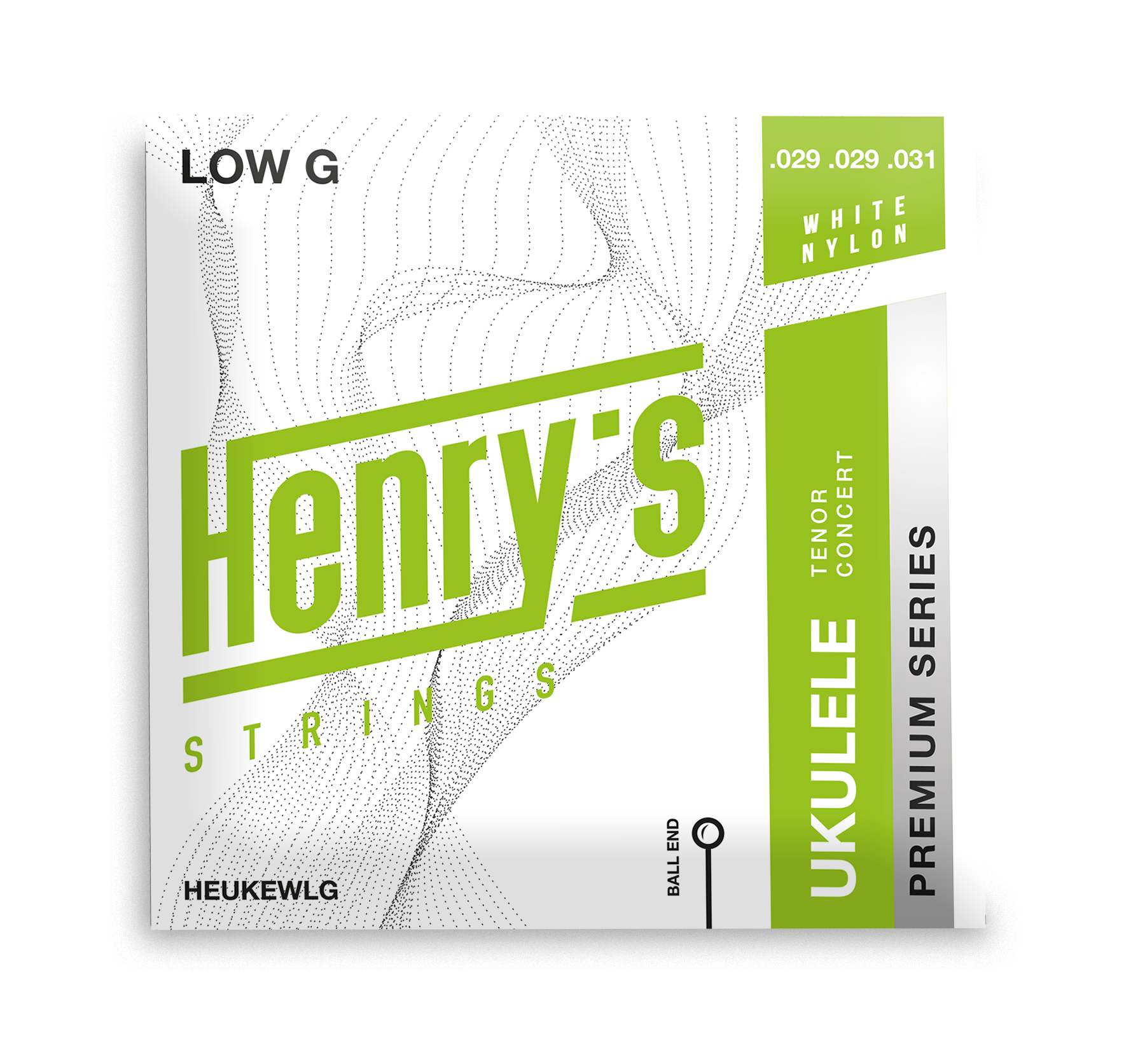 HENRY’S PREMIUM Strings - Henry`s Strings - Concert/Tenor Ukulele, Ball End, Nylon + low G string - Hlavní obrázek