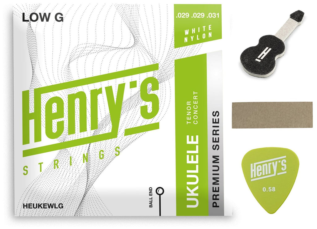 HENRY’S PREMIUM Strings - Henry`s Strings - Concert/Tenor Ukulele, Ball End, Nylon + low G stringGalerijní obrázek č.3