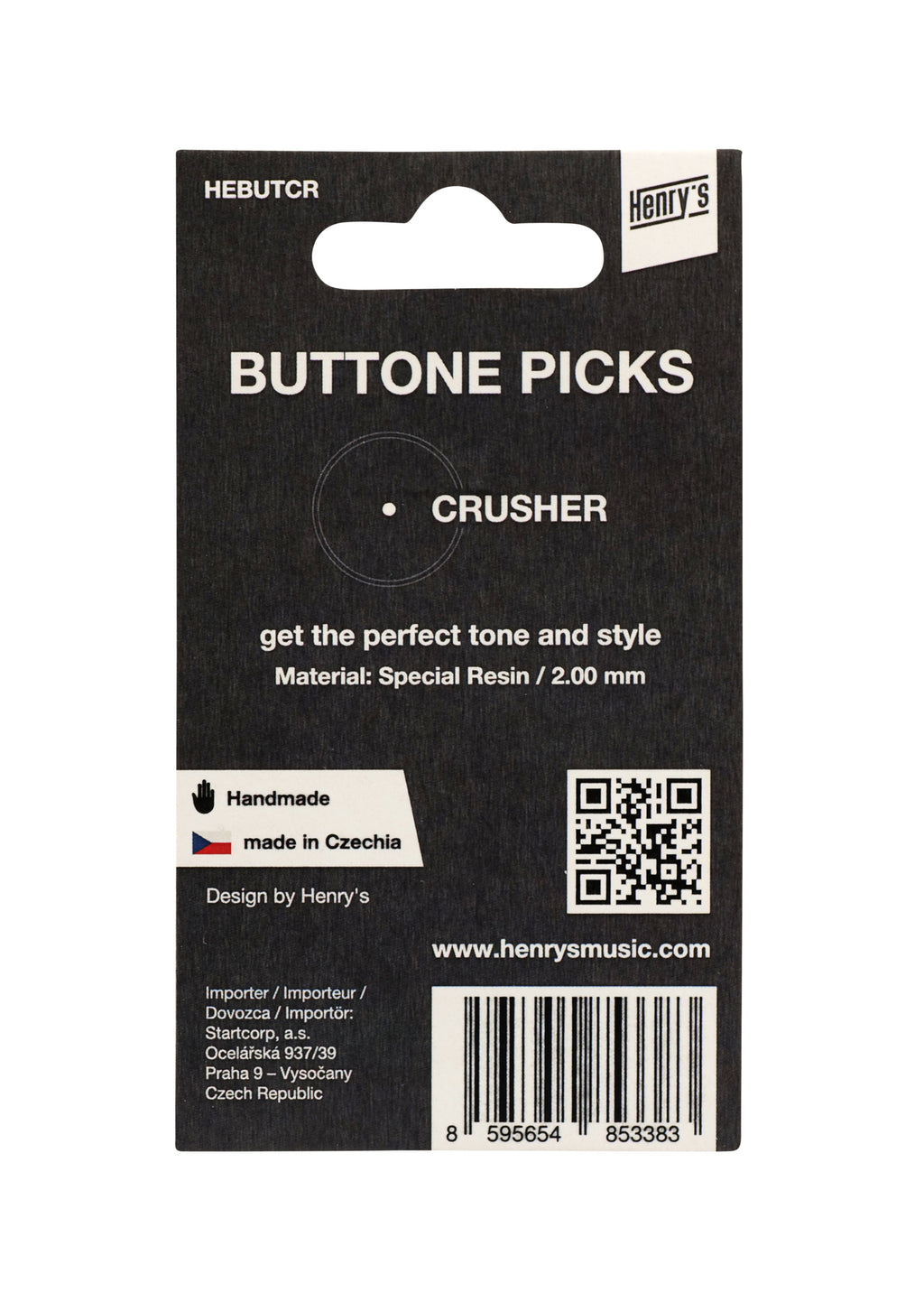 HENRY’S Buttone Crusher - BlackGalerijní obrázek č.3