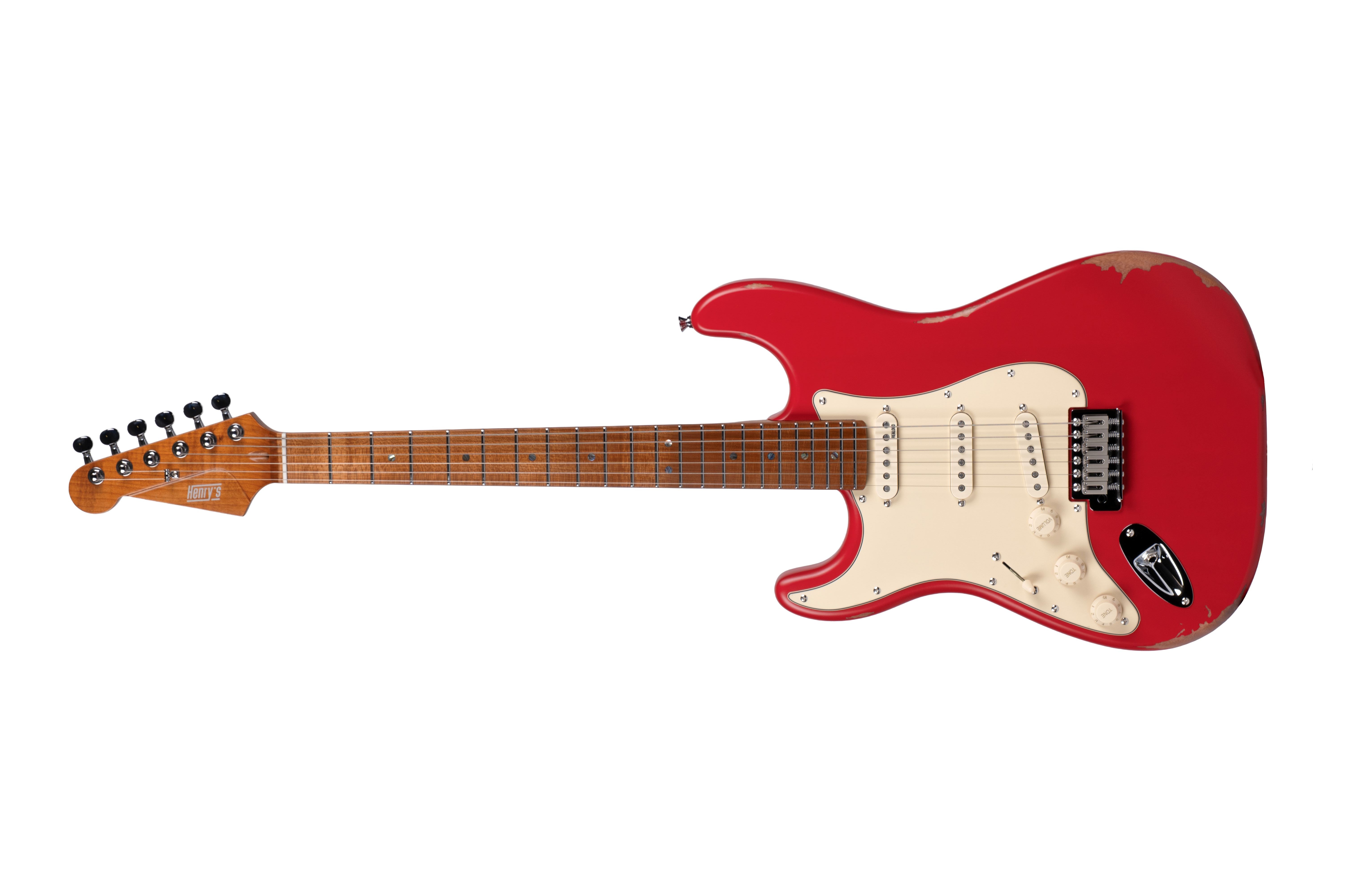 【希少】Greco Stratocaster ハードテイル レフティ HENRY'S LH Destiny II Aged ST-2N Felicity - Red – Henry's Music
