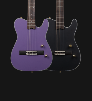 ギター kscn Henry's Electric Nylon Guitar - CK 78 JOR-EL Black - Okoume