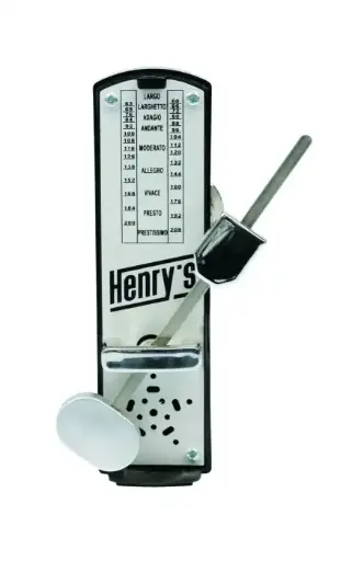 [HEMTR-1BK] Henry's HEMTR-1 Precision Mechanical Metronome - Versatile, Compact, Black