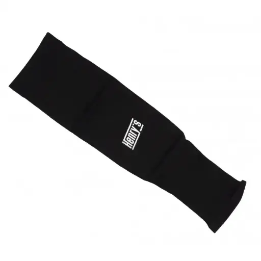 [HESleeves1] Henry's Summer Arm Sleeves - Cotton, Black with White Logo