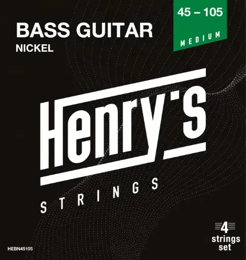 [HEBN45105] Henry's Bass Medium 045-105 Nickel-Plated Steel Strings