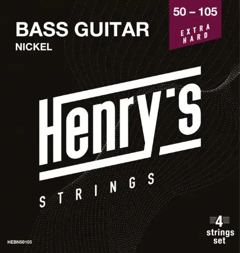 [HEBN50105] Henry's Bass Extra Heavy 050-105 Nickel-Plated Steel Strings