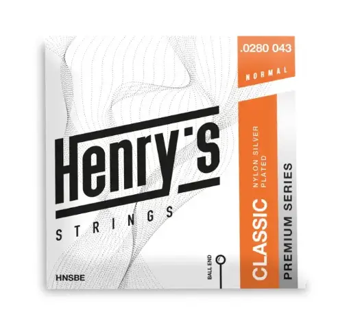 [HNSBE] Henry's Classical Normal Tension Silver-Plated Nylon Guitar Strings Ball End
