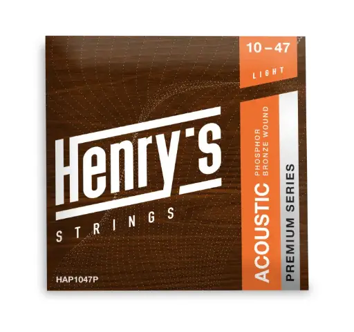 [HAP1047P] Henry's Acoustic Light 010-047 Phosphor Bronze Guitar Strings