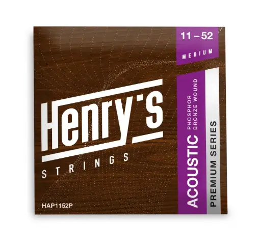 [HAP1152P] Henry's Acoustic Medium 011-052 Phosphor Bronze Guitar Strings
