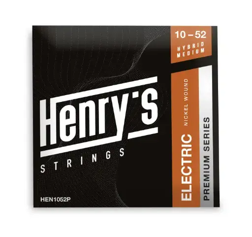 [HEN1052P] Henry's Electric Heavy 010-052 Nickel-Plated Steel Guitar Strings