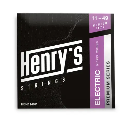 [HEN1149P] Henry's Electric Blues 011-049 Nickel-Plated Steel Guitar Strings