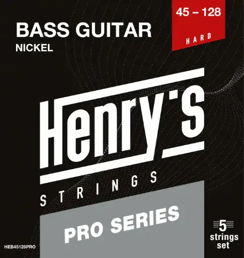 [HEB45128PRO] Henry's Bass Super Heavy 045-128 Nickel-Plated Steel Strings